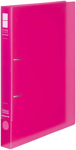 リングＦスリムＳ　透明桃Ａ４縦背幅３３ｍｍ　５冊画像