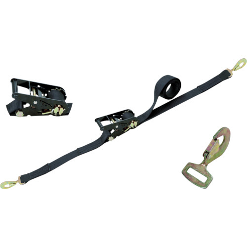 ｼﾗｲ ﾗﾁｪｯﾄﾊﾞｯｸﾙ 黒 ｽﾅｯﾌﾟﾌｯｸﾂｲｽﾄ付 1本画像