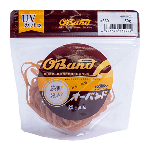 ｵｰﾊﾞﾝﾄﾞ #360 内径89mm 50g入 透明袋 1袋画像