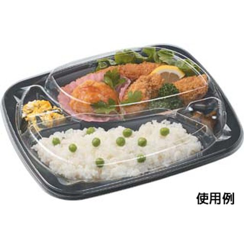 XG368 ケーキピック シルクハット 天満紙器 白い背景に置かれた黒いシルクハットのケーキピックが数本立てられた状態