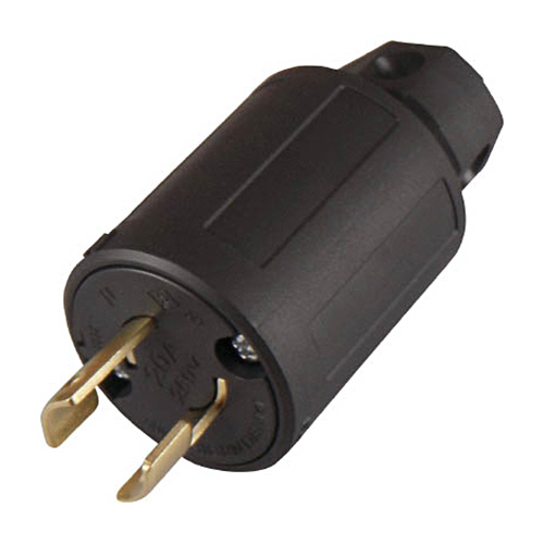 引掛形 ﾅｲﾛﾝﾌﾟﾗｸﾞ 2P20A250V 1個画像