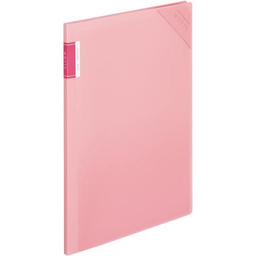 クリヤーホルダーブックモッテＡ４　薄ピンク６Ｐ画像