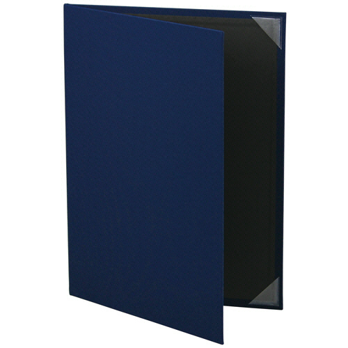 証書ﾎﾙﾀﾞｰ A4 ﾌﾞﾙｰ 1冊画像