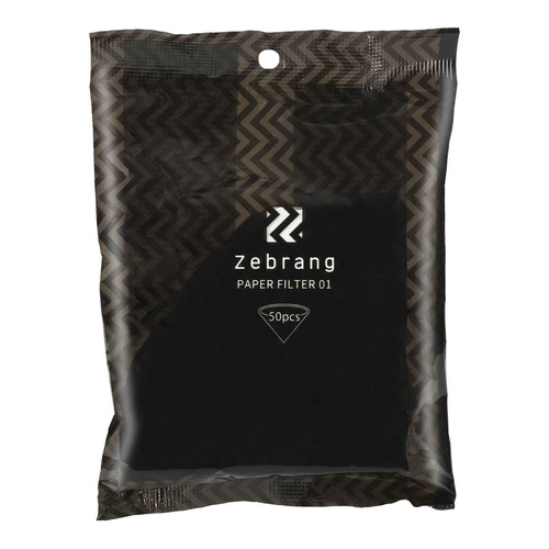 V60ペーパーフィルター01WZebrang パッケージが横向きで、軽やかな色合いのデザインが見える状態