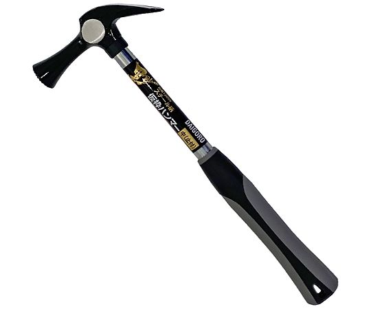 【黒】　仮枠ハンマー　スチール柄　中　止付画像