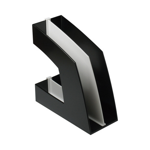 ファイルボックス（仕切板付）Ａ４縦　黒　１０個画像