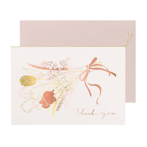 サンキューカード シャイニーチューリップ（中紙付き）画像