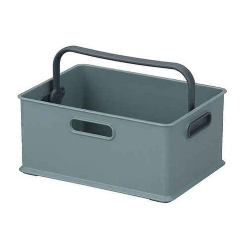 収納ボックス 持ち手付き 収納ケース squ+ インボックス S プラスチック グレー画像