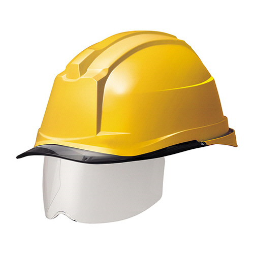 PC製ﾍﾙﾒｯﾄ(αﾗｲﾅｰ･ｸﾘｱﾊﾞｲｻﾞｰ･ｼｰﾙﾄﾞ面) SC-19 PCLS RA3 α ｲｴﾛｰ/ｽﾓｰｸ 1個画像