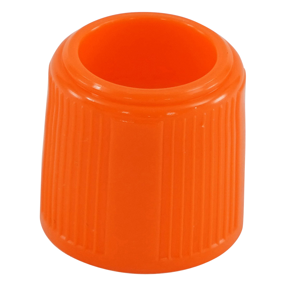 サンプルチューブ（外ネジ）用キャップ オレンジ 1000個入画像