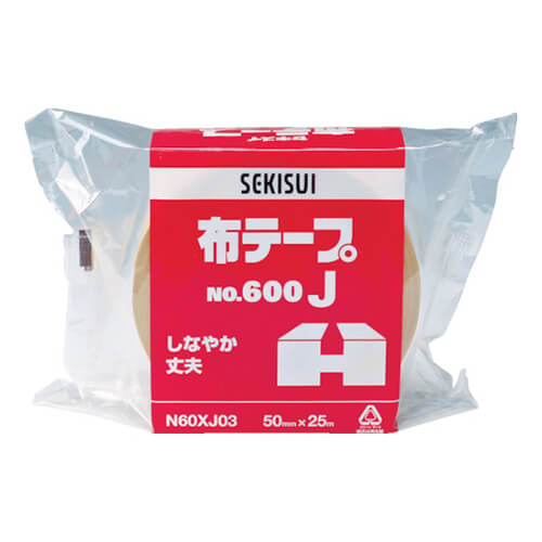 幅広い梱包に！しなやかで丈夫な布テープ