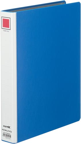 両開きチューブＦ＜Ｋ２＞Ａ４縦背幅４５ｍｍ青３冊