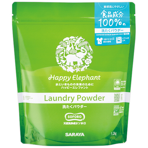 ﾊｯﾋﾟｰｴﾚﾌｧﾝﾄ 洗たくﾊﾟｳﾀﾞｰ 1.2kg 1個画像