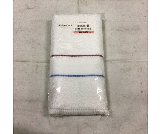 340x 900mm/260匁 タオル(ソフト) 柔らかな質感のタオルが広げられ、淡い色合いのデザインが見える状態