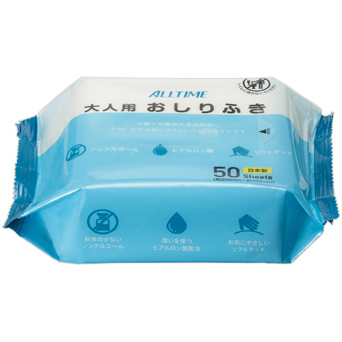 大人用 おしりふき 1ｾｯﾄ(1800枚:50枚×36ﾊﾟｯｸ)画像