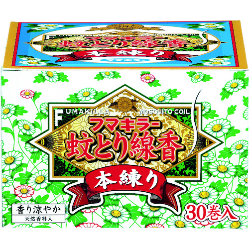 フマキラー　蚊とり線香本練り３０巻函入画像