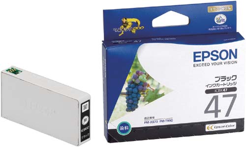 純正インク　ＩＣＢＫ４７　ブラック画像