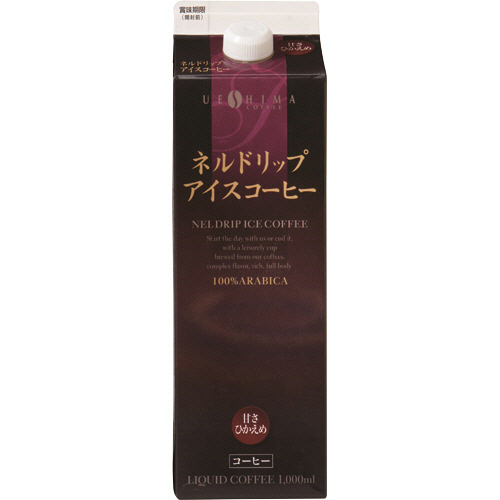 ﾈﾙﾄﾞﾘｯﾌﾟｱｲｽｺｰﾋｰ 甘さひかえめ 1000ml 紙ﾊﾟｯｸ(口栓付) 1ｹｰｽ(6本)画像