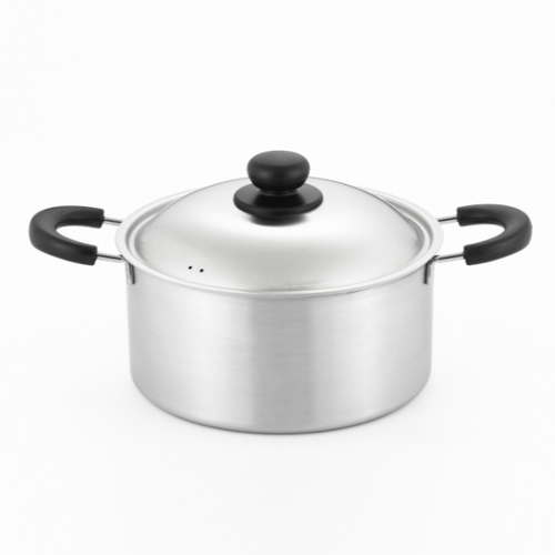 両手鍋 22cm IH対応 蓋付き COOK EASY 日本製