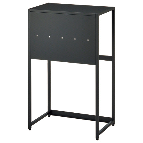 LASｼﾘｰｽﾞ 受付台 幅550×奥行350×高さ900mm ｻﾃﾝﾌﾞﾗｯｸ 1台