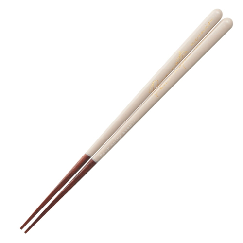 箸 23cm KAKEHASHI NATURA アベニール 先角 木製 天然木 グレー画像