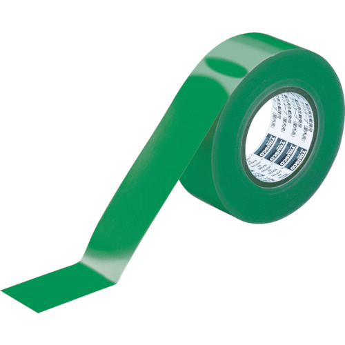 ﾗｲﾝﾃｰﾌﾟ ｺﾞﾐｾﾞﾛﾀｲﾌﾟ 幅50mm×長さ50m ｸﾞﾘｰﾝ 1巻画像