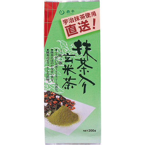 森半 抹茶入り玄米茶 200g 1袋