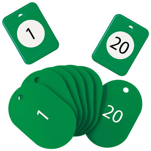 ｸﾛｰｸﾁｹｯﾄ(1-20) 緑 1ﾊﾟｯｸ画像