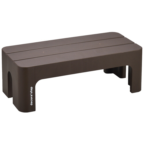 ﾃﾞｺﾗｽﾃｯﾌﾟ L ﾌﾞﾗｳﾝ 1個