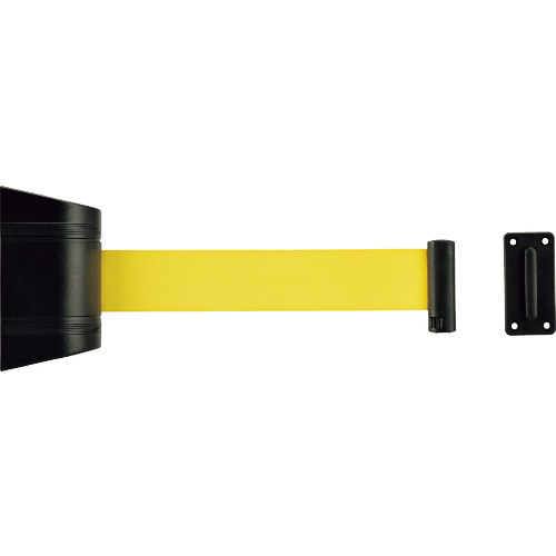 ﾍﾞﾙﾄﾊﾟｰﾃｰｼｮﾝ(壁面設置ﾀｲﾌﾟ) KAB-3Y ﾍﾞﾙﾄ:黄/3m 受け金具付 1個画像