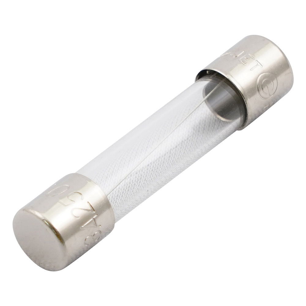 ガラス管ヒューズ　φ6.35×30mm　2個入