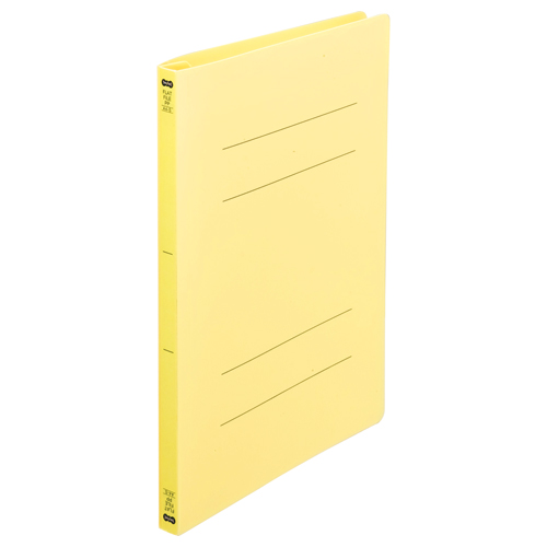 ﾌﾗｯﾄﾌｧｲﾙ(再生PP) A4ﾀﾃ 150枚収容 背幅18mm ｲｴﾛｰ 1ﾊﾟｯｸ(5冊)画像