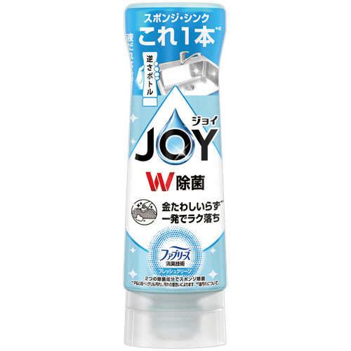 ｼﾞｮｲ W除菌 ｺﾝﾊﾟｸﾄ W消臭 逆さﾎﾞﾄﾙ ﾌﾚｯｼｭｸﾘｰﾝ 本体 290mL 1本画像