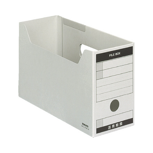 ファイルボックス　Ｂタイプ　Ｂ４・１／３横　灰画像