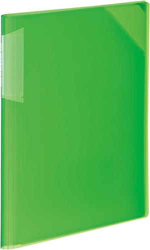 クリヤーホルダーブックノビータＡ４黄緑１２Ｐ　５冊画像