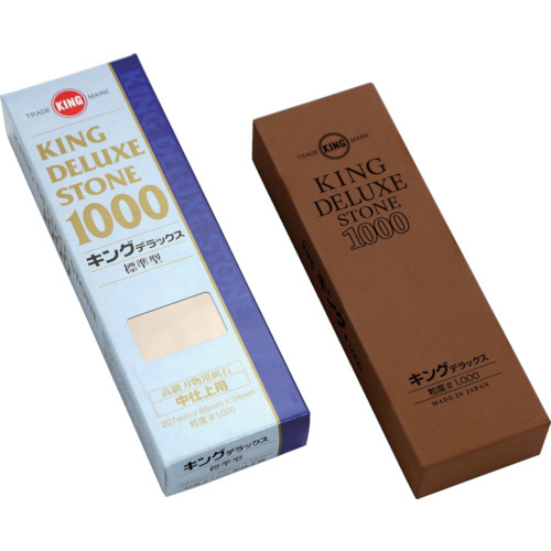 ｷﾝｸﾞ砥石 ｷﾝｸﾞﾃﾞﾗｯｸｽ No.1000(標準型) 207×66×34mm 1本画像