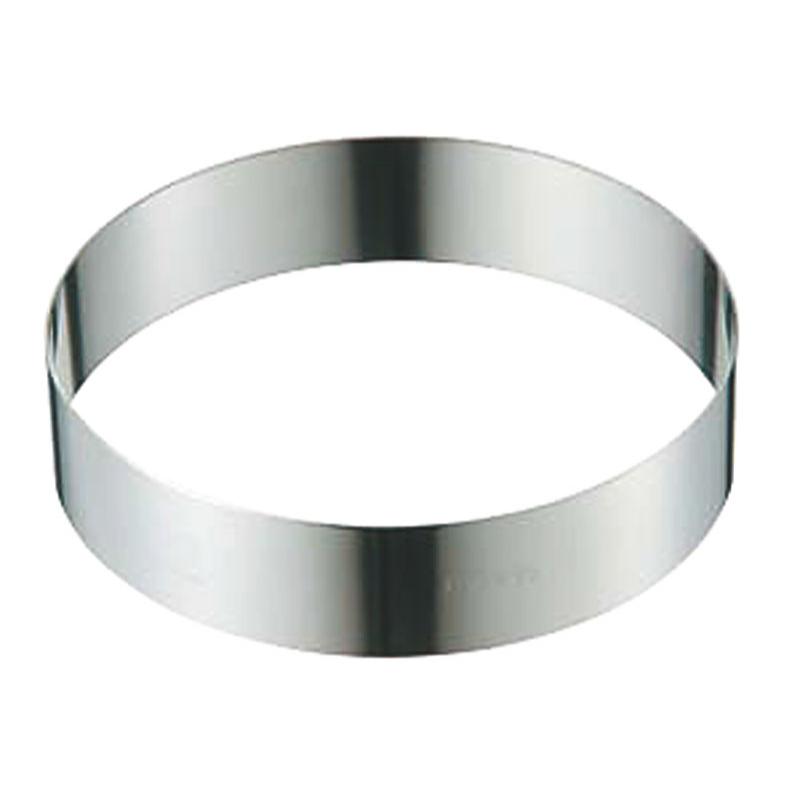 調理道具 18-8セルクルリング φ150×H50