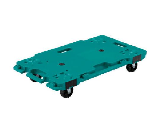 樹脂製平台車 802462 サンキャリー6839 グリーン