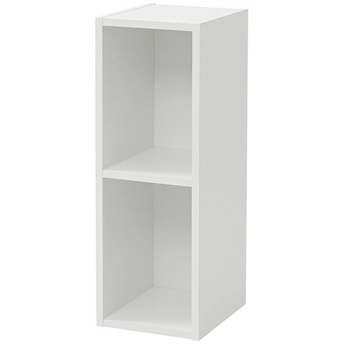 ｶﾗｰﾎﾞｯｸｽ A4ﾌﾞﾗｻﾞｰｽﾞ 2段 幅250×奥行290×高さ735mm ﾎﾜｲﾄ 1台画像