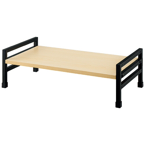 机上台 高さ調整付 ﾌﾞﾗｯｸ 1台画像