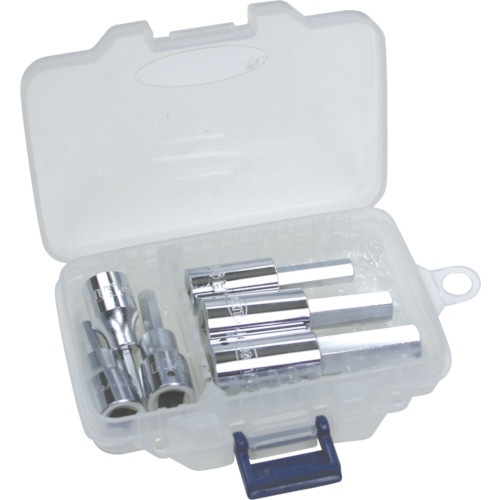 六角ｿｹｯﾄﾋﾞｯﾄ標準寸法(差込角6.35mm) 6点ｾｯﾄ 3-10mm 1ｾｯﾄ画像