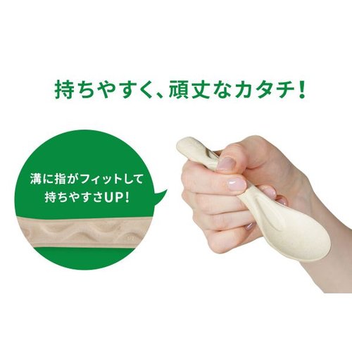 使い捨てスプーン BBカトラリー スプーン 単袋入 150mm パックスタイル 透明な袋に収められた使い捨てスプーンが並んでいる様子