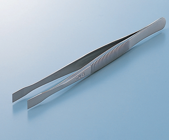 特殊作業用ピンセット　扁平　耐酸鋼