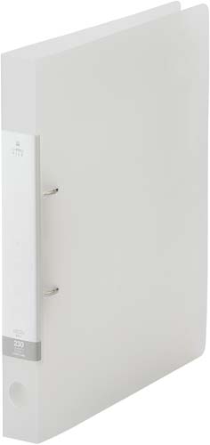 Ｄリング２穴ファイル　乳白Ａ４縦背幅３４ｍｍ１０冊画像