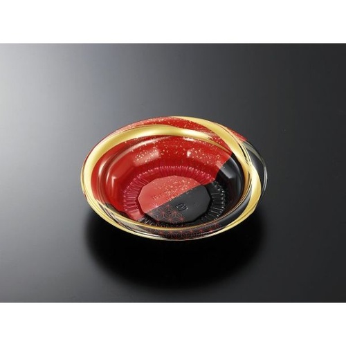 中央化学 どんぶり容器 CT ほまれ丼 M19 風林R-BK 本体画像