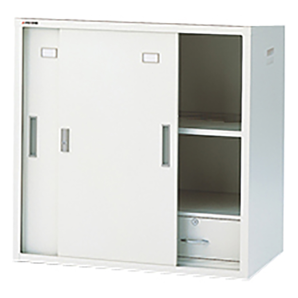 耐薬引違保管庫(引出し付)スチール戸（奥深）画像