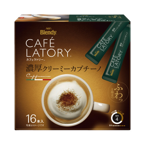 カフェラトリー濃厚クリーミーカプチーノ１６本画像