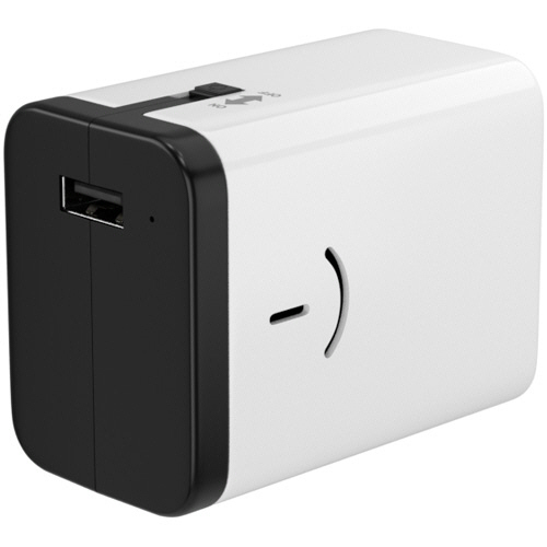 乾電池式ﾓﾊﾞｲﾙﾊﾞｯﾃﾘｰ ﾎﾜｲﾄ 1個画像