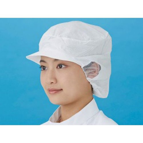 不織布キャップ エレクトネット帽 EL-512 M 白 日本メディカルプロダクツ [ケース販売]