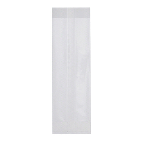 ﾎﾟﾘ袋 OPPﾊﾟｰﾄｺｰﾄ袋 ｶﾞｾﾞｯﾄ#40 6+5×20 1ｾｯﾄ(500枚:100枚×5ﾊﾟｯｸ)